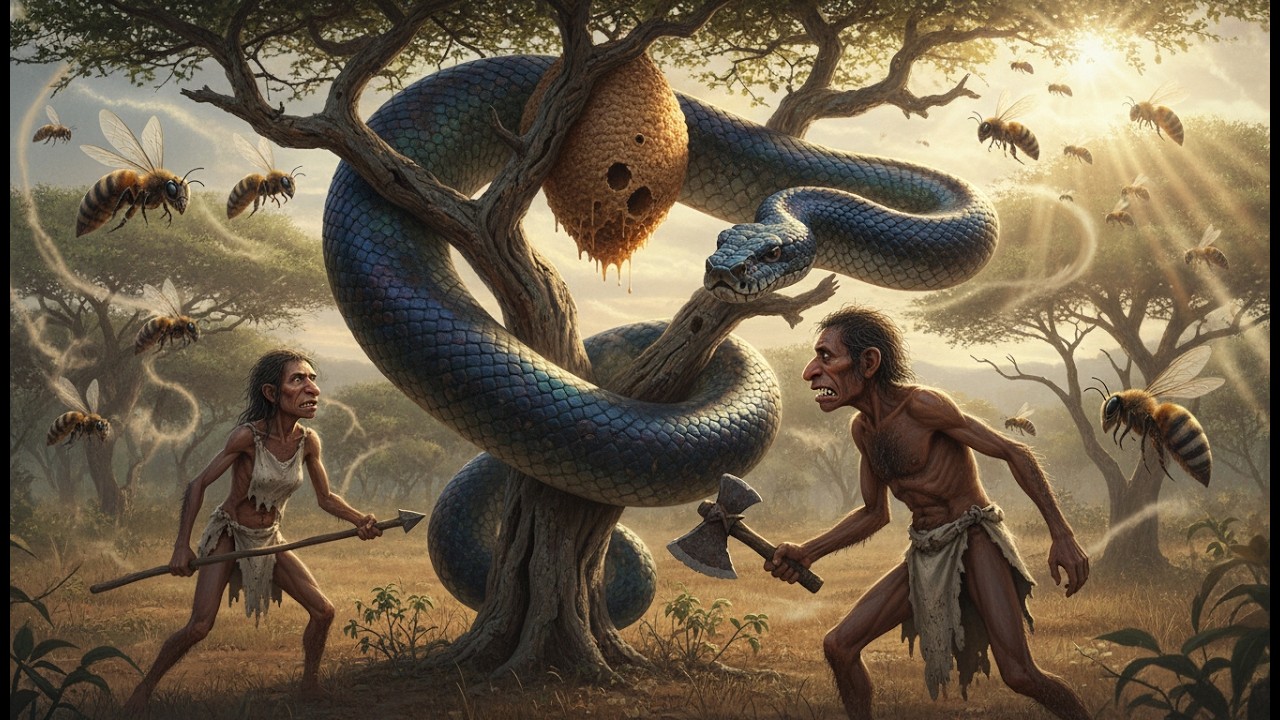 Life 2.1M Years Ago: Homo Habilis vs Bee Ancestors & Giant Python – The ...