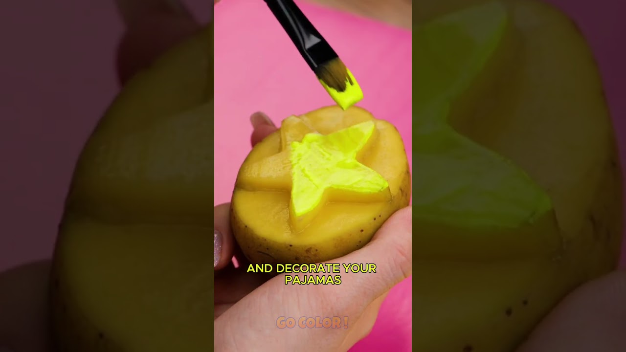 ⭐️ Stamp It with a Potato! 