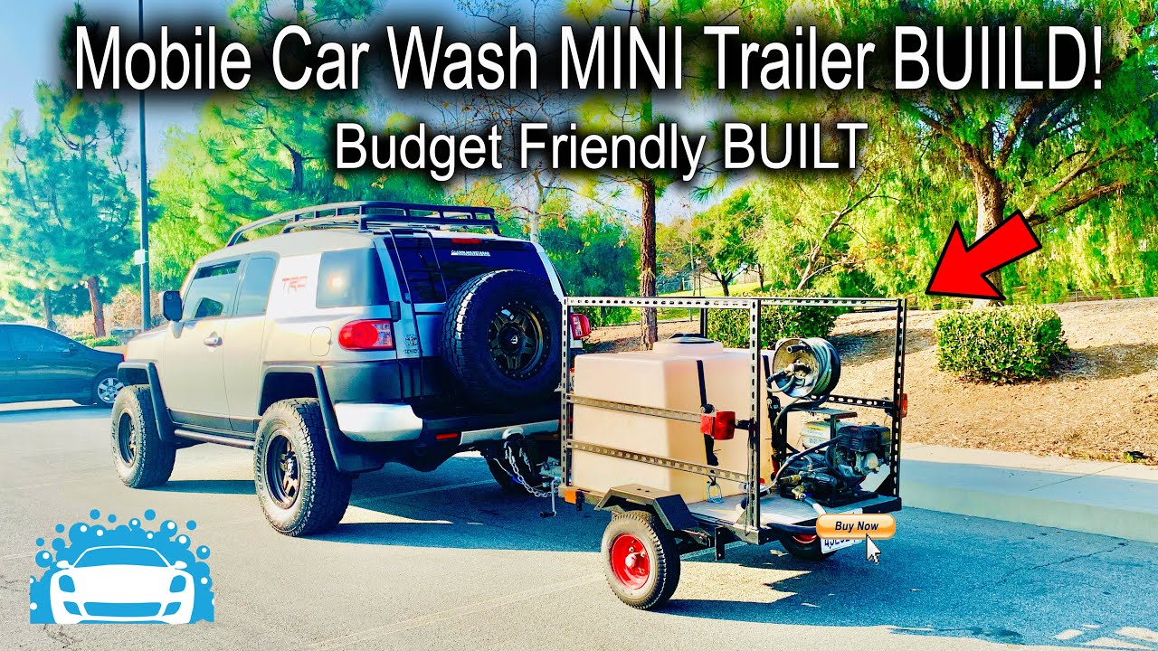 ⁣Mobile Auto Detail Trailer Budget BUILD | Car Wash READY! | Saved MONEY! 😎💦