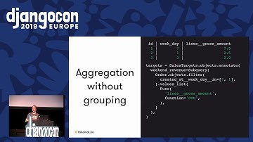 DjangoCon 2019 - Pushing the ORM to its limits