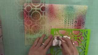 background journal ink tutorials tutorial using sprays craft diy