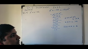 Factorize Exercise 5.2 Question2 Part4 Complete