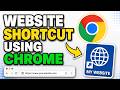 How To Create Dekstop Shortcuts for Any Website (Easy Guide)