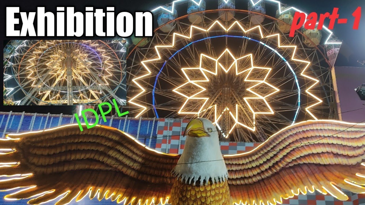 IDPL Exhibition Vlog Part1🎡🎢🎠🌌 oknavya youtubeindia hyderabad 