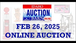Feb 26th, 2025 Online Auction