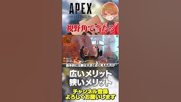 視野角で弾が当たる？近い方が当てやすいのは確かだと思う！【 APEX のったん エペ解説 】#apex #apexlegends #のったん #エペ解説 #エペ
