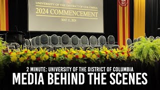 Behind the Scenes - College Graduation Media Coverage - Washington DC Convention Center