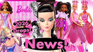 🛍👄BARBIE👄🛍| NEWS 2025❗️| BFMC Silkstone 4, 2026 JUICY COUTURE Set, NEW Nutcracker Dolls & MORE!!🔥🍵