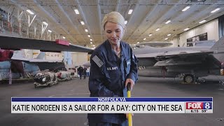 Katie Nordeen sees city on the sea firsthand