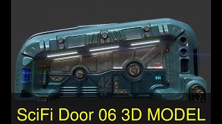 3D Model of Sci-Fi Door 06 Review