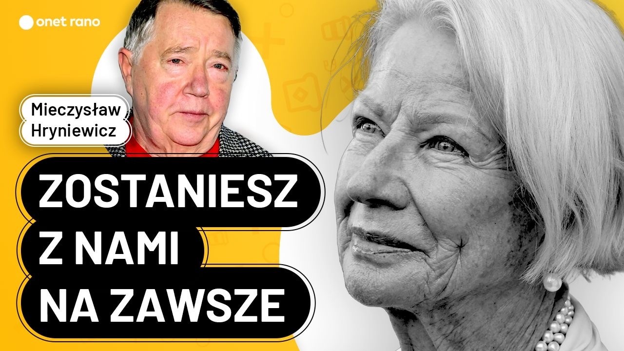 Mieczysław Hryniewicz we wzruszającym pożegnaniu Bożeny Dykiel I Onet Rano