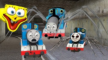 Building a Thomas Train Chased By Thomas Train  Army in Garry