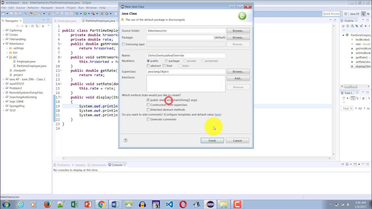 Java Overloading in Inheritance - YouTube
