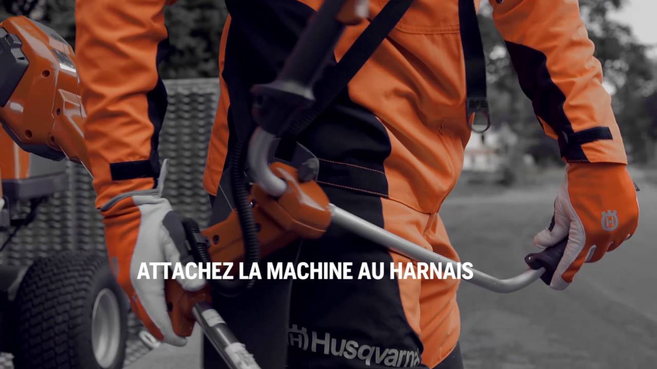 📣 Comment ajuster votre harnais Balance 35(B) et votre débroussailleuse ou  coupe-bordure Husqvarna ? 