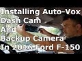 Backup Camera & Dash Cam Install 2016 Ford F150 (AutoVox M6 from Amazon)