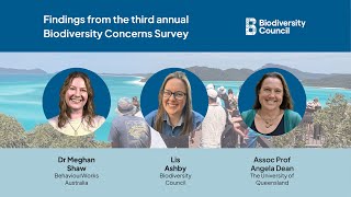 Webinar: Findings from the third annual Biodiversity Concerns Survey