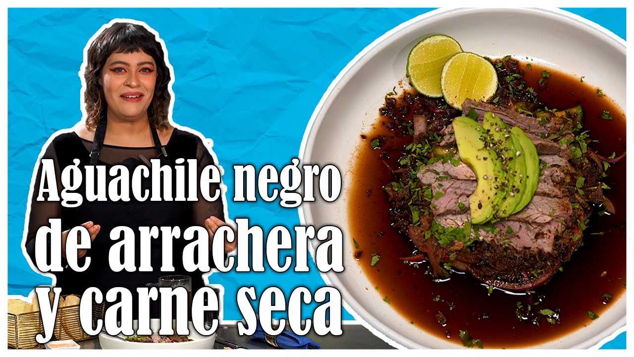 Receta de aguachile negro de arrachera estilo Sinaloa - YouTube