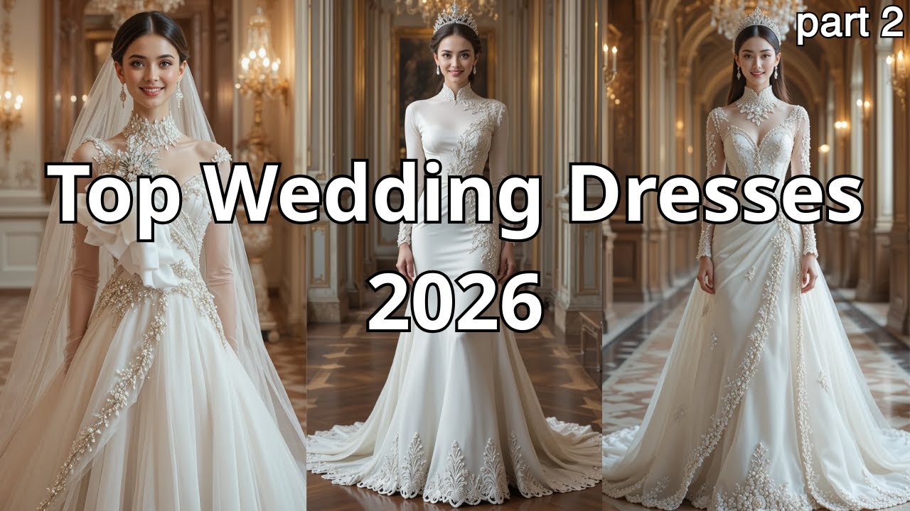 Top Wedding Dresses 2026 You Must See Before Getting Married💍Bridal Fashion 2026 