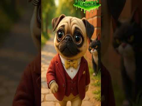 Kedi Şokta!  Zengin Köpeğin Yürüyüşü Olay Oldu 😂💸🐶🐱 #shortstr