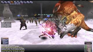 FFXI: LavitzReborn Linkshell 2009 Kirin Fight TP Burn Asura Server