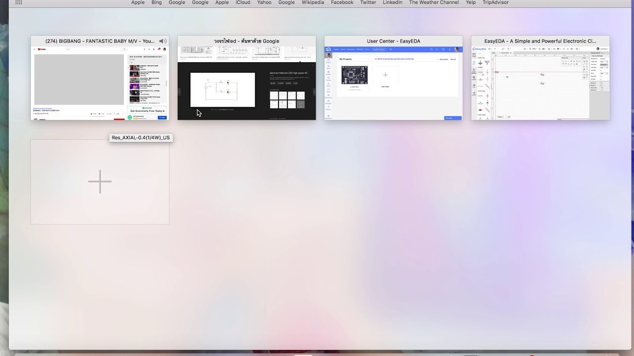 แนะนำการใช้โปรแกรม easy eda designer เขียน schematic เบื้องต้น - YouTube