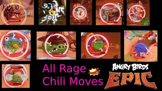 Angry Birds Epic - All Rage Chili Moves
