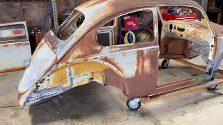 1965 VW Beetle Restoration  Welding, Primer & Metal Prep