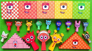 Looking for Numberblocks NEW 81 100 Puzzle Tetris Shape | ASMR chirping of birds