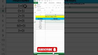 how to use IMCOS function in excel #exceltips #exceltraining #excelformula