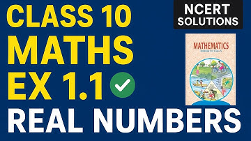  Class 10 Maths | Exercise 1.1 | Real Numbers | NCERT Solutions | Easy Explanation