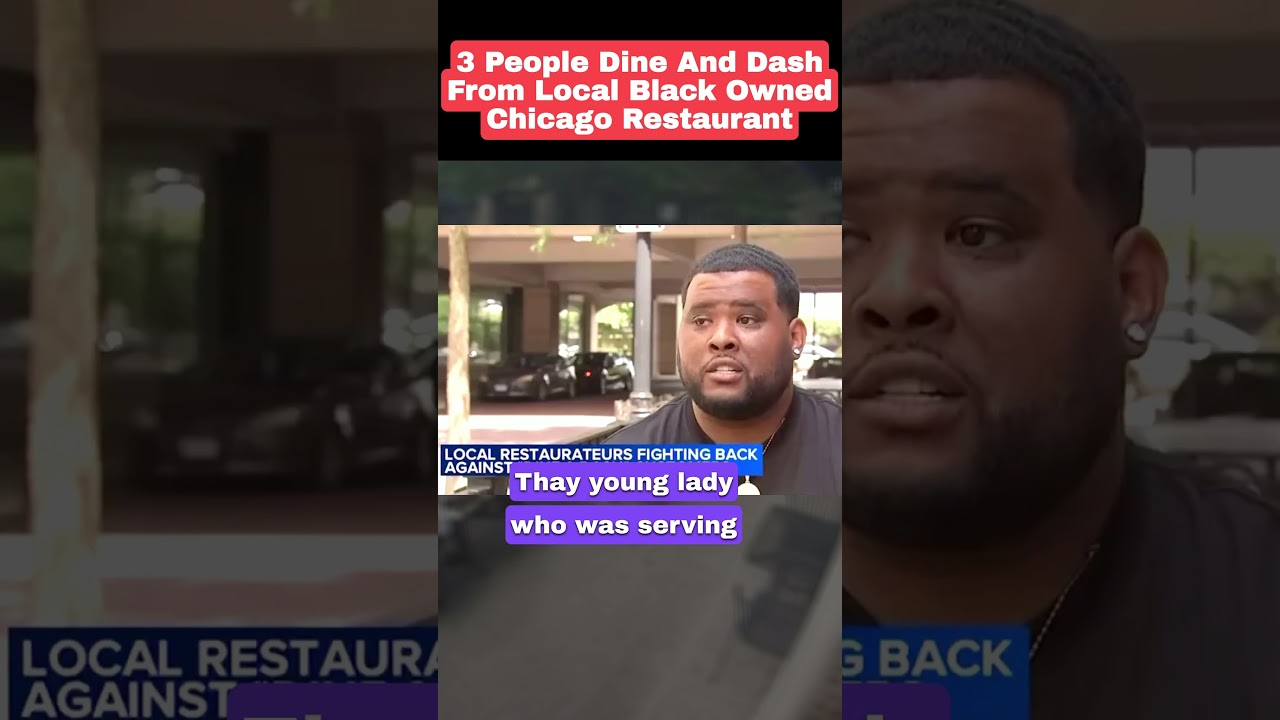 Сбежал от оплаты счета в ресторане, принадлежащем чернокожему человеку, в Чикаго