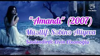 Müəllif Səbinə Aliyeva Səs Şair Elvin Elxanoğlu 