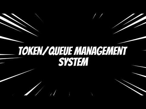 Token/Queue Management System (English)