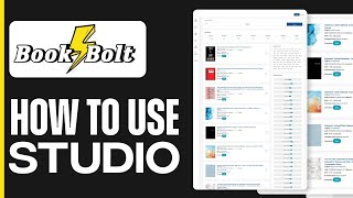 How to Use Book Bolt Studio (Tutorial)