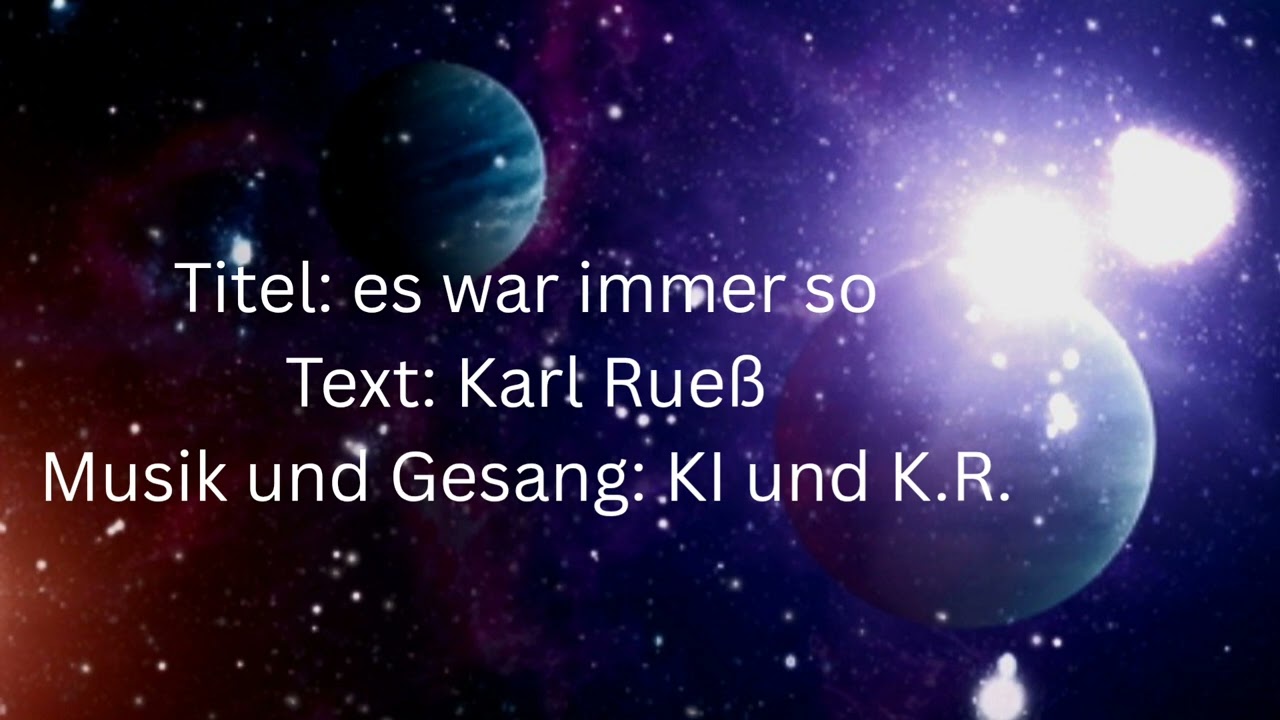 Es war immer so