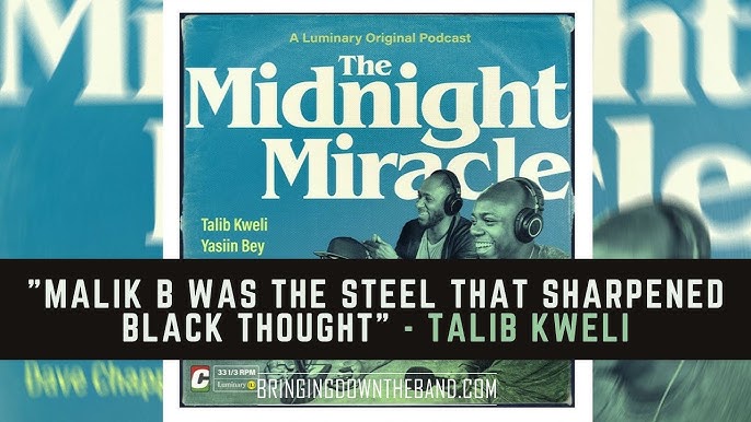Pigeons & Planes on X: .@davechappelle, Talib Kweli, and Yasiin Bey are  the hosts of a new podcast called 'The Midnight Miracle,' and it's set to  premiere on Luminary later this year.