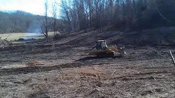 Cat 953c Building Pond