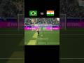 🇧🇷 VS 🇮🇳 #efootball #fifa #ronaldo #messi #live #highlights