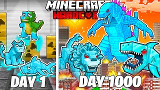 I Survived 1000 Days As DIAMOND MONSTERS in HARDCORE Minecraft! (Full Story) screenshot 5