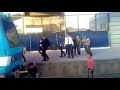 رجاله جامعه حلوان تتصدي لغلو اسعار تذاكر المترو و تقف امامه