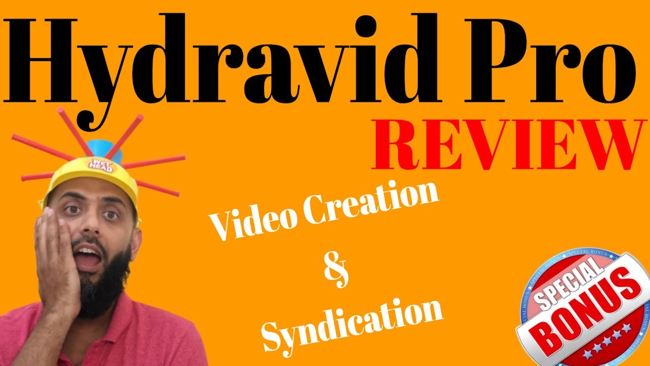 Hydravid Pro Review with Bonuses and Demo🌟Video Creation,Streaming & Syndication using Hydravid Pro