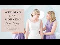 Wedding Morning & Getting Ready Advice: Choosing a Room, Music, Outfits, & More!