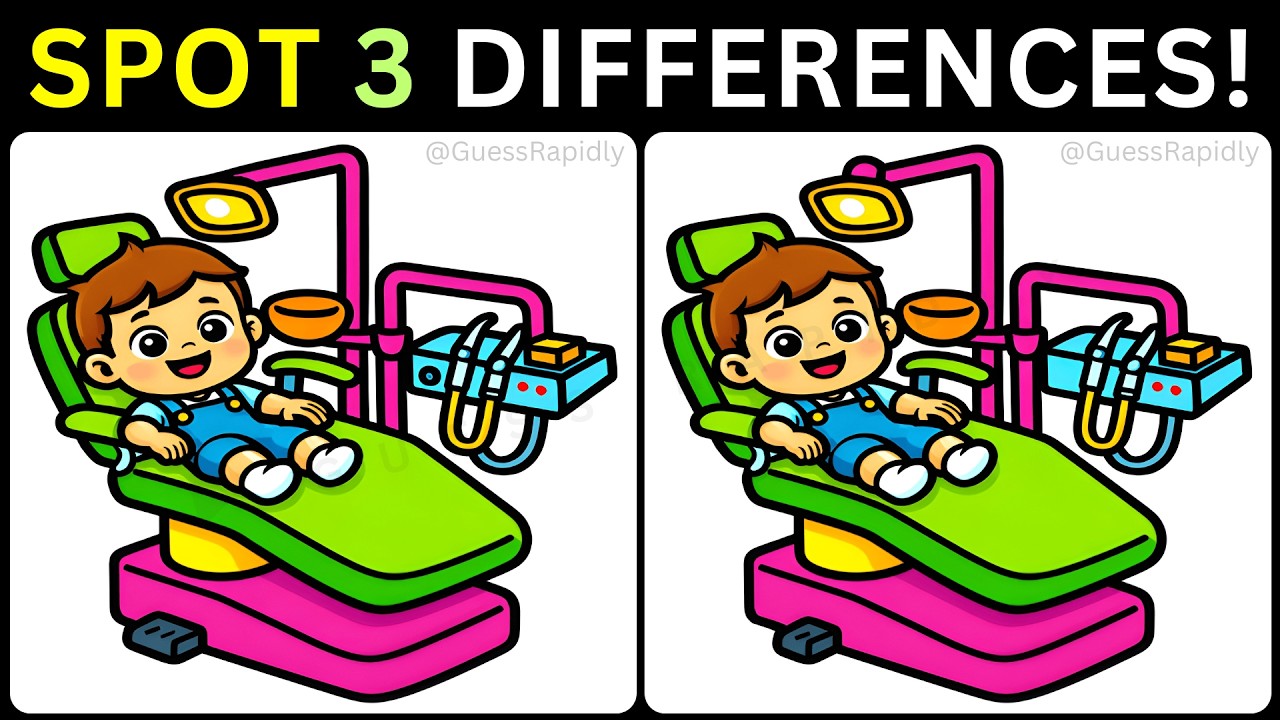 ⏰Find 3 Hidden Changes, Test Focus, Patience, and Skill!⏳【