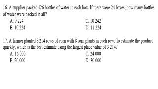 DIAGNOSTIC TEST IN MATH 4  S Y  2026 2027