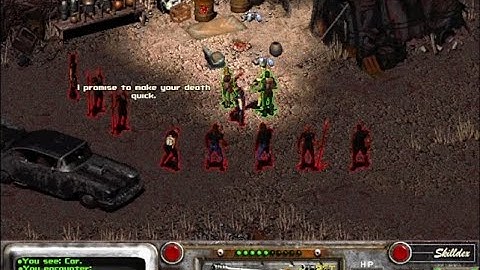 Fallout 2 KMK Gameplay #252 – Exploration C – Skirmish with Remnants of the Master’s Army