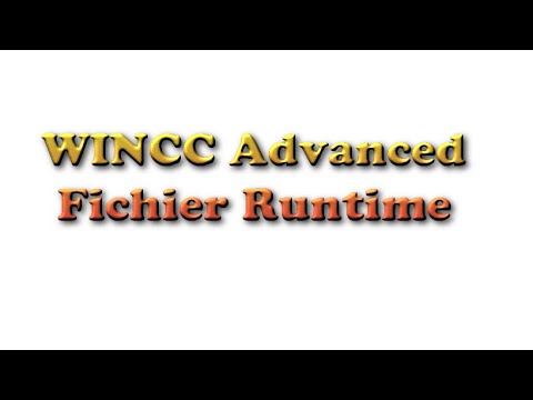 WINCC Advanced Fichier Runtime