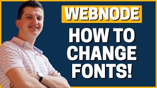 How To Change Fonts In Webnode
