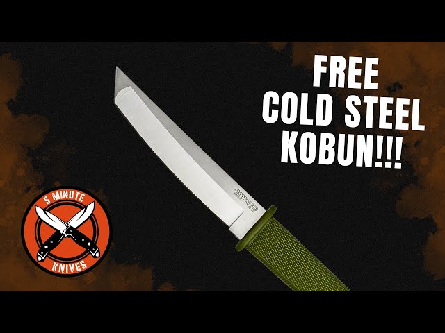 🎁 Cold Steel Kobun - The Knife you'd risk it all for 🔪