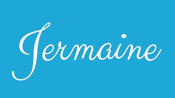 Learn how to Sign the Name Jermaine Stylishly in Cursive Writing