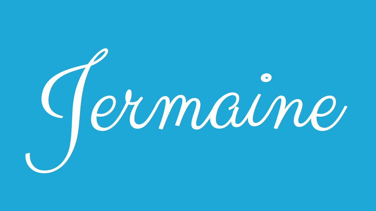 Learn how to Sign the Name Jermaine Stylishly in Cursive Writing - YouTube